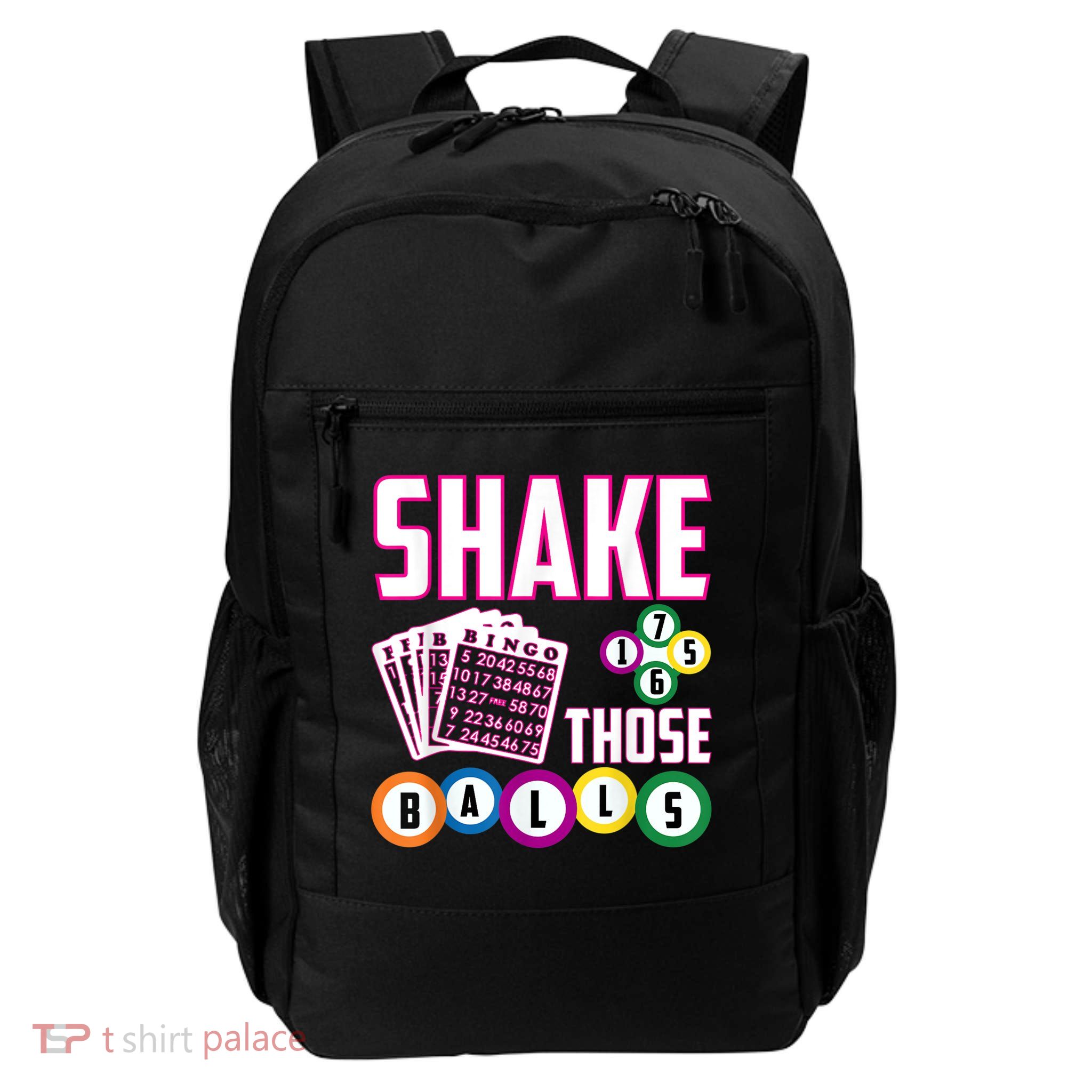 Shake Those Balls Funny Bingo Backpack