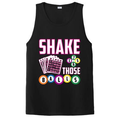 Shake Those Balls Funny Bingo PosiCharge Competitor Tank