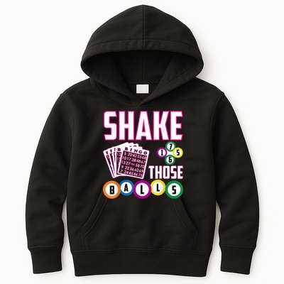 Shake Those Balls Funny Bingo Kids Hoodie