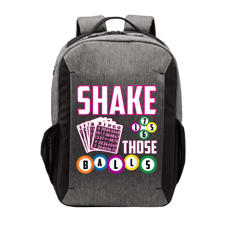 Shake Those Balls Funny Bingo Vector Backpack