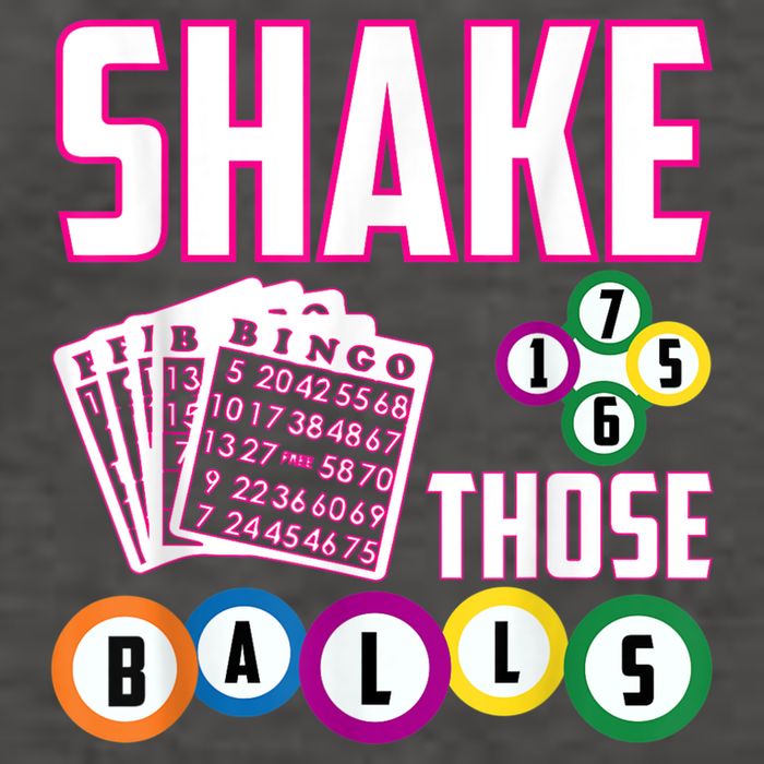 Shake Those Balls Funny Bingo Vector Backpack