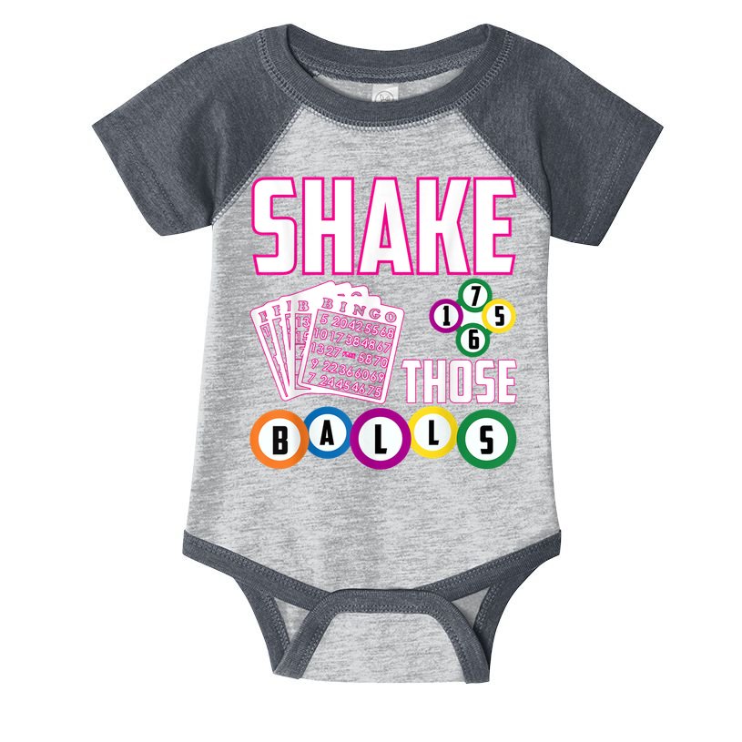 Shake Those Balls Funny Bingo Infant Baby Jersey Bodysuit