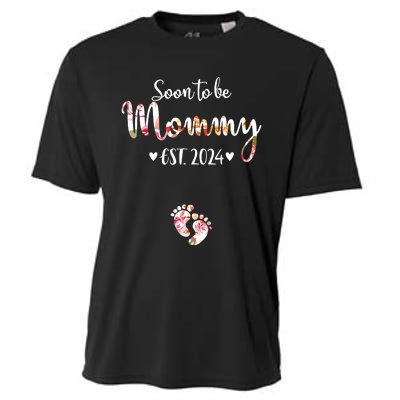 Soon To Be Mommy Est 2024 For Mom Pregnancy Announcement Cooling Performance Crew T-Shirt