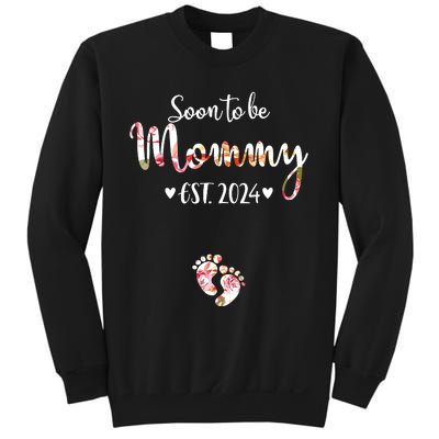 Soon To Be Mommy Est 2024 For Mom Pregnancy Announcement Sweatshirt