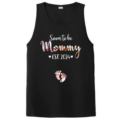 Soon To Be Mommy Est 2024 For Mom Pregnancy Announcement PosiCharge Competitor Tank