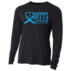 Save The Butts For Colonrectalanal Cancer Cooling Performance Long Sleeve Crew