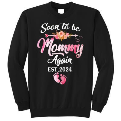 Soon To Be Mommy Again 2024 Mothers Day Pregnancy New Mom Sweatshirt