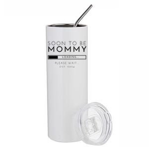 Soon To Be Mommy Est 2024 Promoted To Mom 2024 New Mama Stainless Steel Tumbler