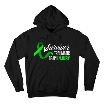 Survivor Traumatic Brain Injury Awareness TBI Survivor Hoodie