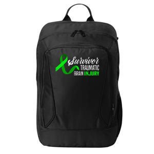 Survivor Traumatic Brain Injury Awareness TBI Survivor City Backpack