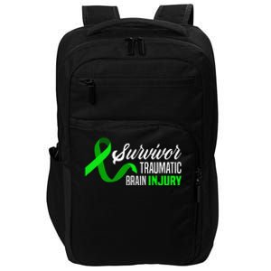 Survivor Traumatic Brain Injury Awareness TBI Survivor Impact Tech Backpack