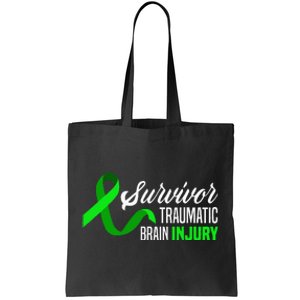 Survivor Traumatic Brain Injury Awareness TBI Survivor Tote Bag