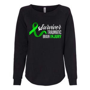 Survivor Traumatic Brain Injury Awareness TBI Survivor Womens California Wash Sweatshirt