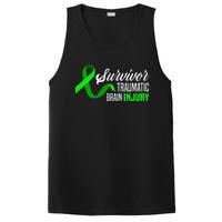 Survivor Traumatic Brain Injury Awareness TBI Survivor PosiCharge Competitor Tank