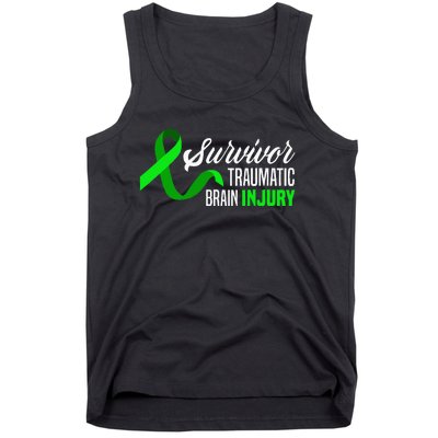 Survivor Traumatic Brain Injury Awareness TBI Survivor Tank Top