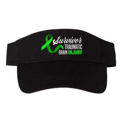 Survivor Traumatic Brain Injury Awareness TBI Survivor Valucap Bio-Washed Visor