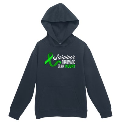 Survivor Traumatic Brain Injury Awareness TBI Survivor Urban Pullover Hoodie