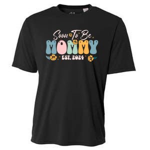 Soon To Be Mommy Est 2024 New Mom Pregnancy Announcement Cooling Performance Crew T-Shirt