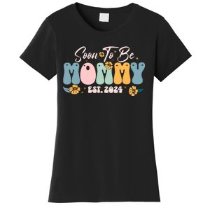 Soon To Be Mommy Est 2024 New Mom Pregnancy Announcement Women's T-Shirt