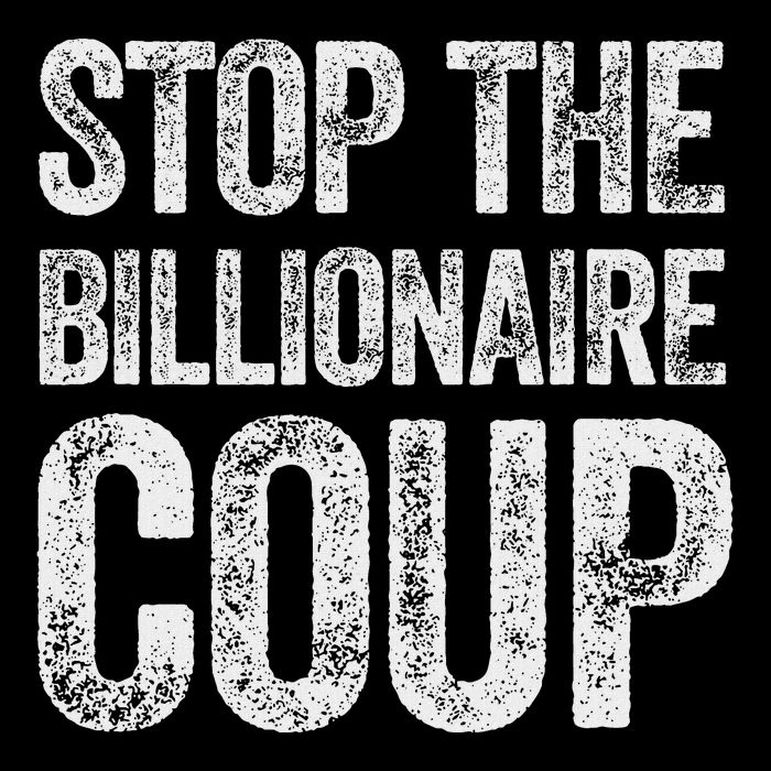 Stop The Billionaire Coup Wool Snapback Cap