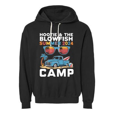 Small & The Blowfish Summer 2024 Camping With Trucks Garment-Dyed Fleece Hoodie