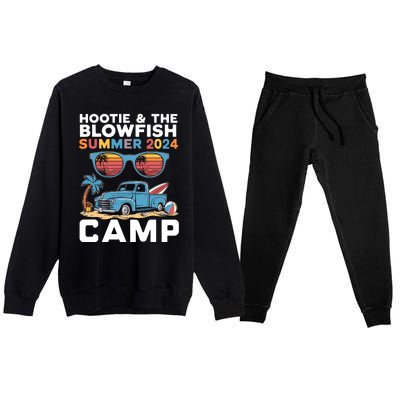 Small & The Blowfish Summer 2024 Camping With Trucks Premium Crewneck Sweatsuit Set