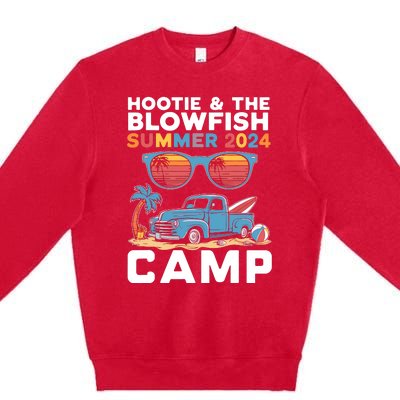 Small & The Blowfish Summer 2024 Camping With Trucks Premium Crewneck Sweatshirt