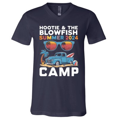 Small & The Blowfish Summer 2024 Camping With Trucks V-Neck T-Shirt