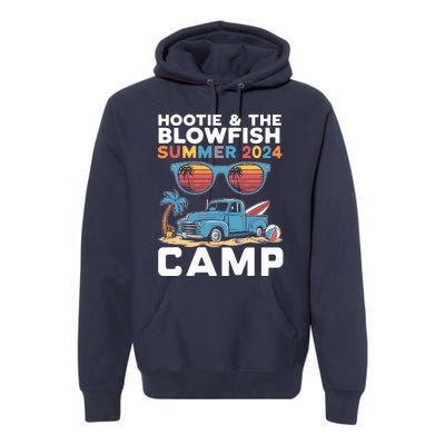 Small & The Blowfish Summer 2024 Camping With Trucks Premium Hoodie