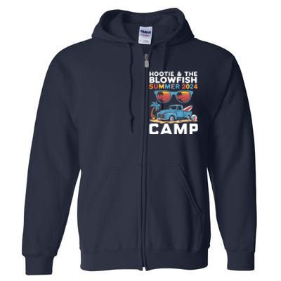 Small & The Blowfish Summer 2024 Camping With Trucks Full Zip Hoodie