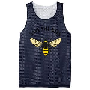 Save The Bees Save Our Planet Beekeeper Honey Earth Day Mesh Reversible Basketball Jersey Tank