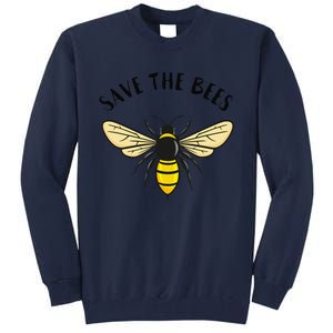 Save The Bees Save Our Planet Beekeeper Honey Earth Day Tall Sweatshirt