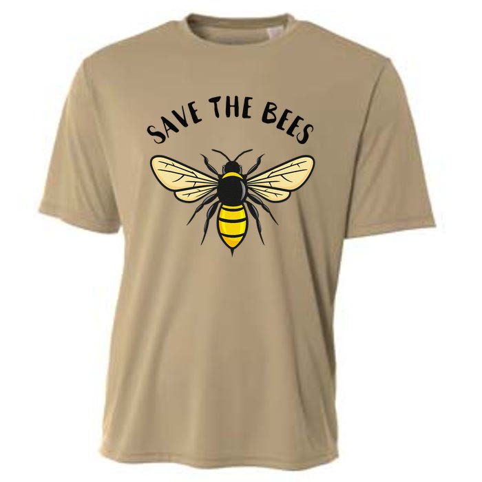 Save The Bees Save Our Planet Beekeeper Honey Earth Day Cooling Performance Crew T-Shirt