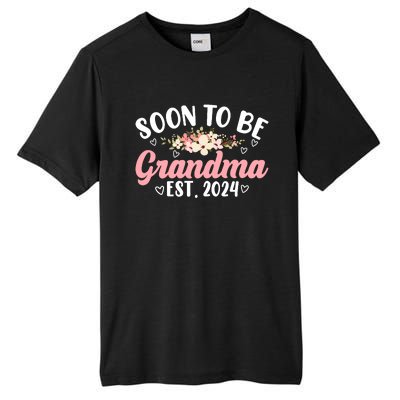 Soon To Be Grandma 2024 MotherS Day For New Grandma Tall Fusion ChromaSoft Performance T-Shirt