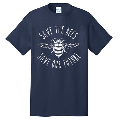 Save The Bees Bumblebee Conservancy Earth Day Environment Tall T-Shirt