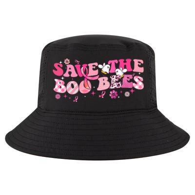 Save The Boo Bees Breast Cancer Awareness Halloween Boo Bees Cool Comfort Performance Bucket Hat