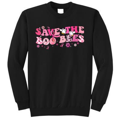 Save The Boo Bees Breast Cancer Awareness Halloween Boo Bees Sweatshirt