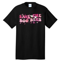 Save The Boo Bees Breast Cancer Awareness Halloween Boo Bees Tall T-Shirt