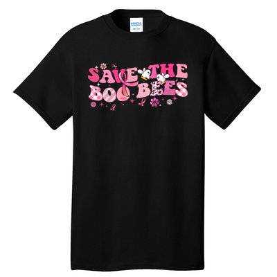 Save The Boo Bees Breast Cancer Awareness Halloween Boo Bees Tall T-Shirt