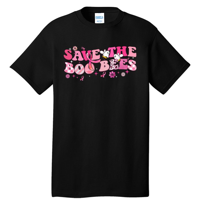 Save The Boo Bees Breast Cancer Awareness Halloween Boo Bees Tall T-Shirt