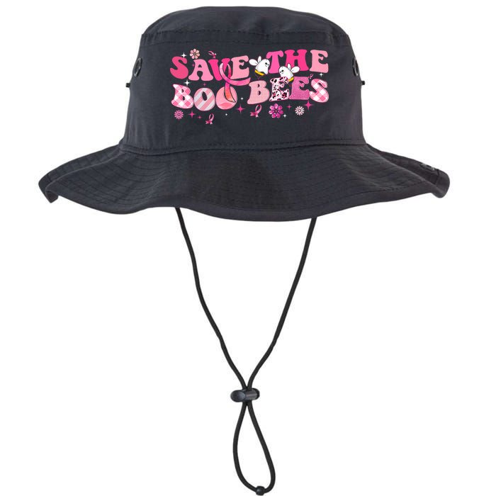 Save The Boo Bees Breast Cancer Awareness Halloween Boo Bees Legacy Cool Fit Booney Bucket Hat