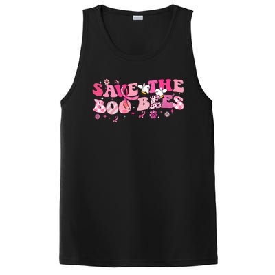 Save The Boo Bees Breast Cancer Awareness Halloween Boo Bees PosiCharge Competitor Tank