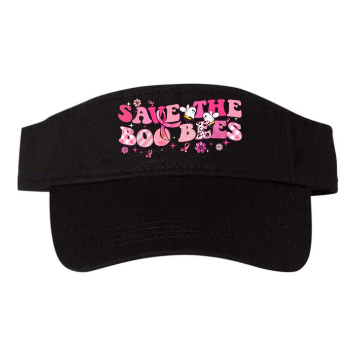 Save The Boo Bees Breast Cancer Awareness Halloween Boo Bees Valucap Bio-Washed Visor