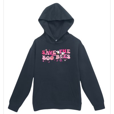 Save The Boo Bees Breast Cancer Awareness Halloween Boo Bees Urban Pullover Hoodie