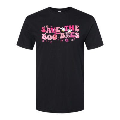 Save The Boo Bees Breast Cancer Awareness Halloween Boo Bees Softstyle CVC T-Shirt