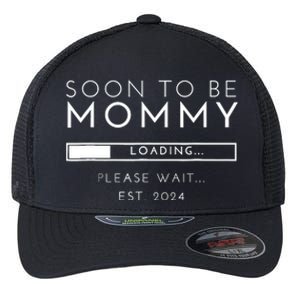 Soon To Be Mommy Est 2024 Promoted To Mom 2024 New Mama Flexfit Unipanel Trucker Cap