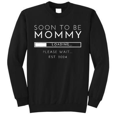 Soon To Be Mommy Est 2024 Promoted To Mom 2024 New Mama Sweatshirt