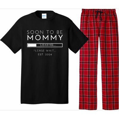 Soon To Be Mommy Est 2024 Promoted To Mom 2024 New Mama Pajama Set