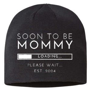 Soon To Be Mommy Est 2024 Promoted To Mom 2024 New Mama Sustainable Beanie