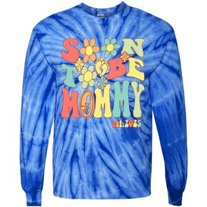 Soon To Be Mommy 2025 First Time Mom Pregnancy Mother’S Day Gift Tie-Dye Long Sleeve Shirt